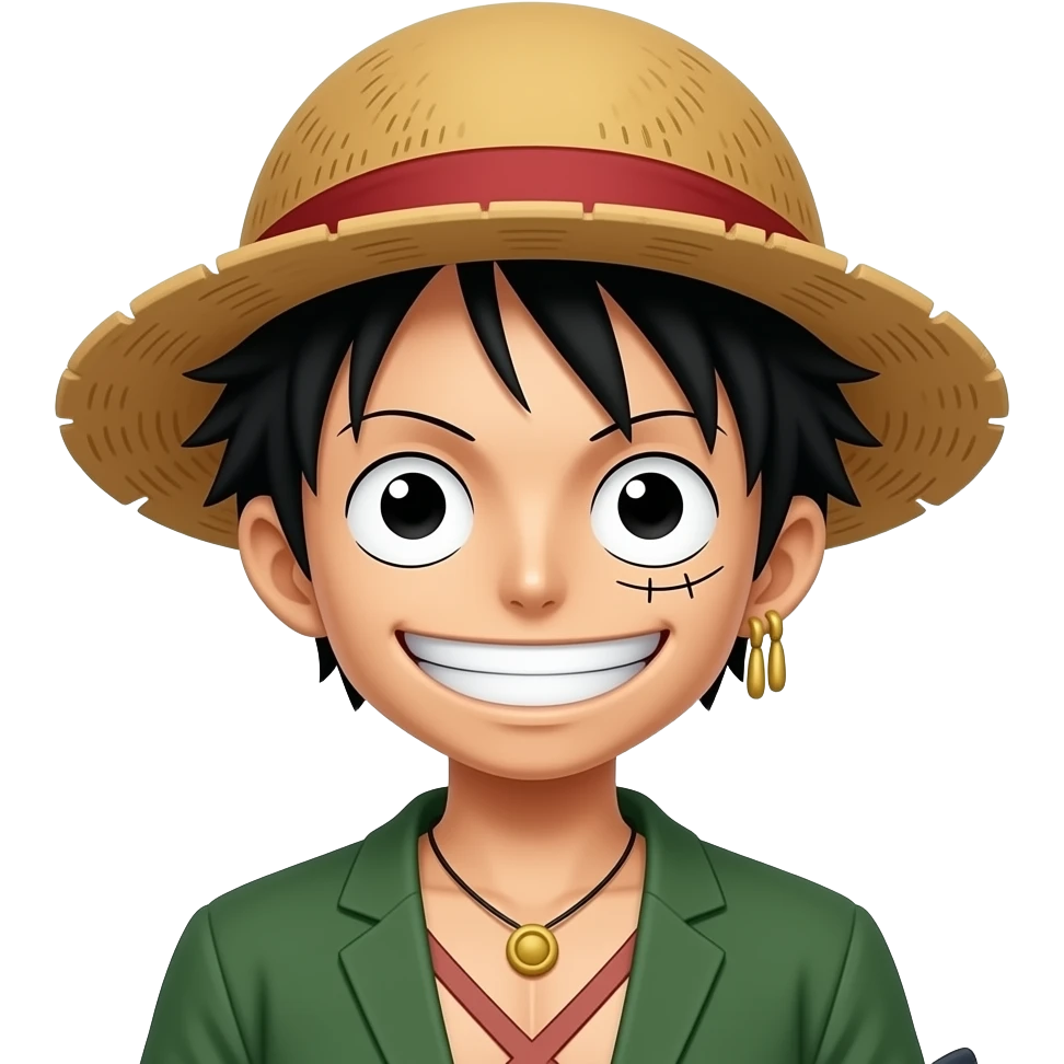 Monkey d luffy with zoro emoji