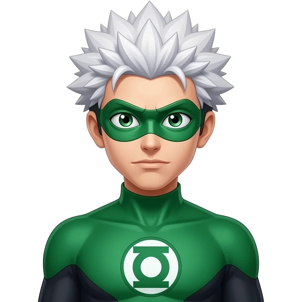 Satoru gojo as a green lantern emoji
