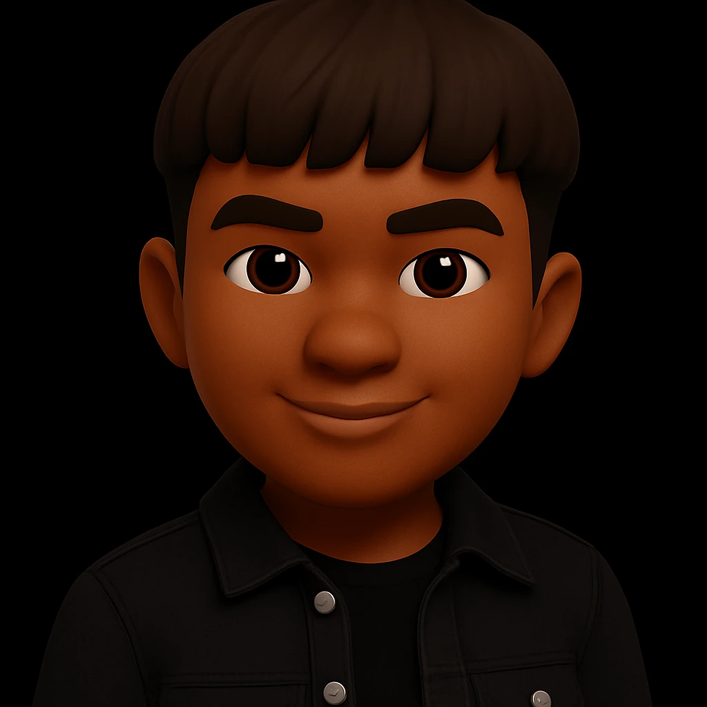Make the face slightly darker, preserving the 3d-emoji style and all details emoji
