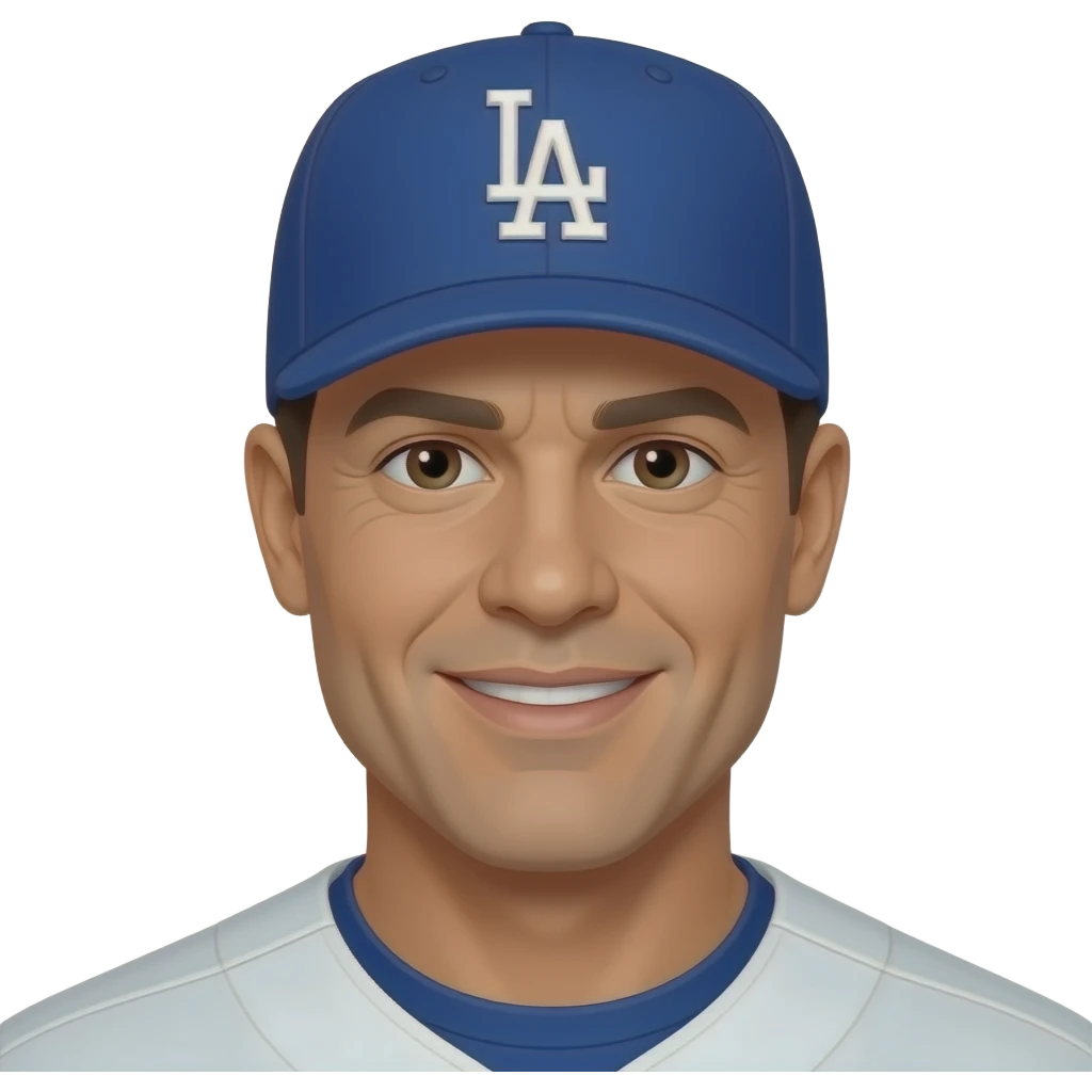Keith Morrison from NBC Dateline wearing a LA Dodgers hat emoji