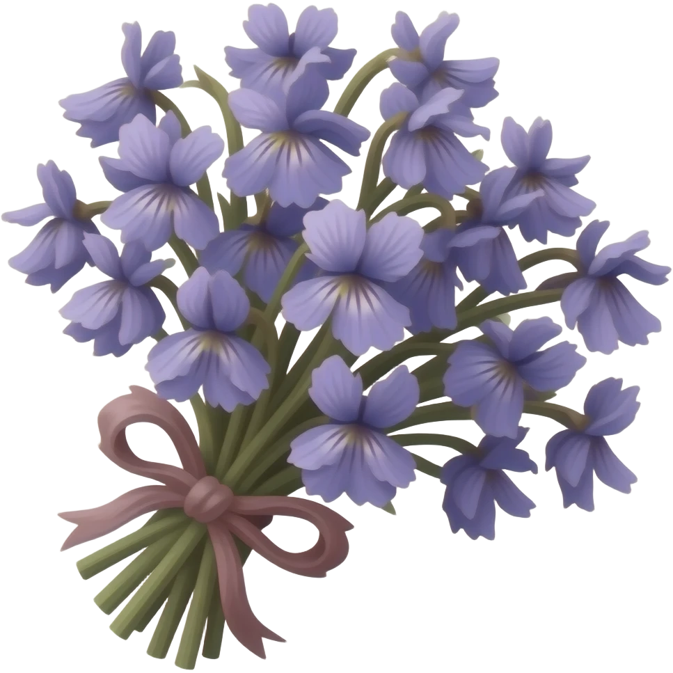 Mor solmus menekse sopsoluk olcak Ama buket olsun emoji