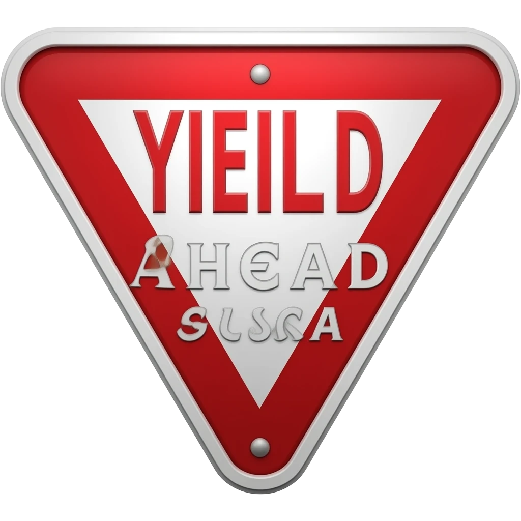 Yield Ahead emoji