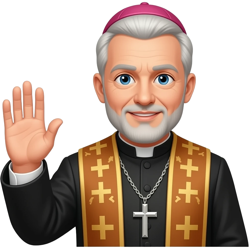 Attention the priest is here emoji