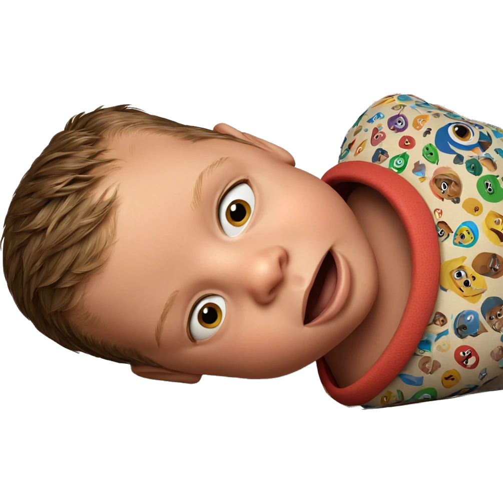 realistic portrait of a boy emoji