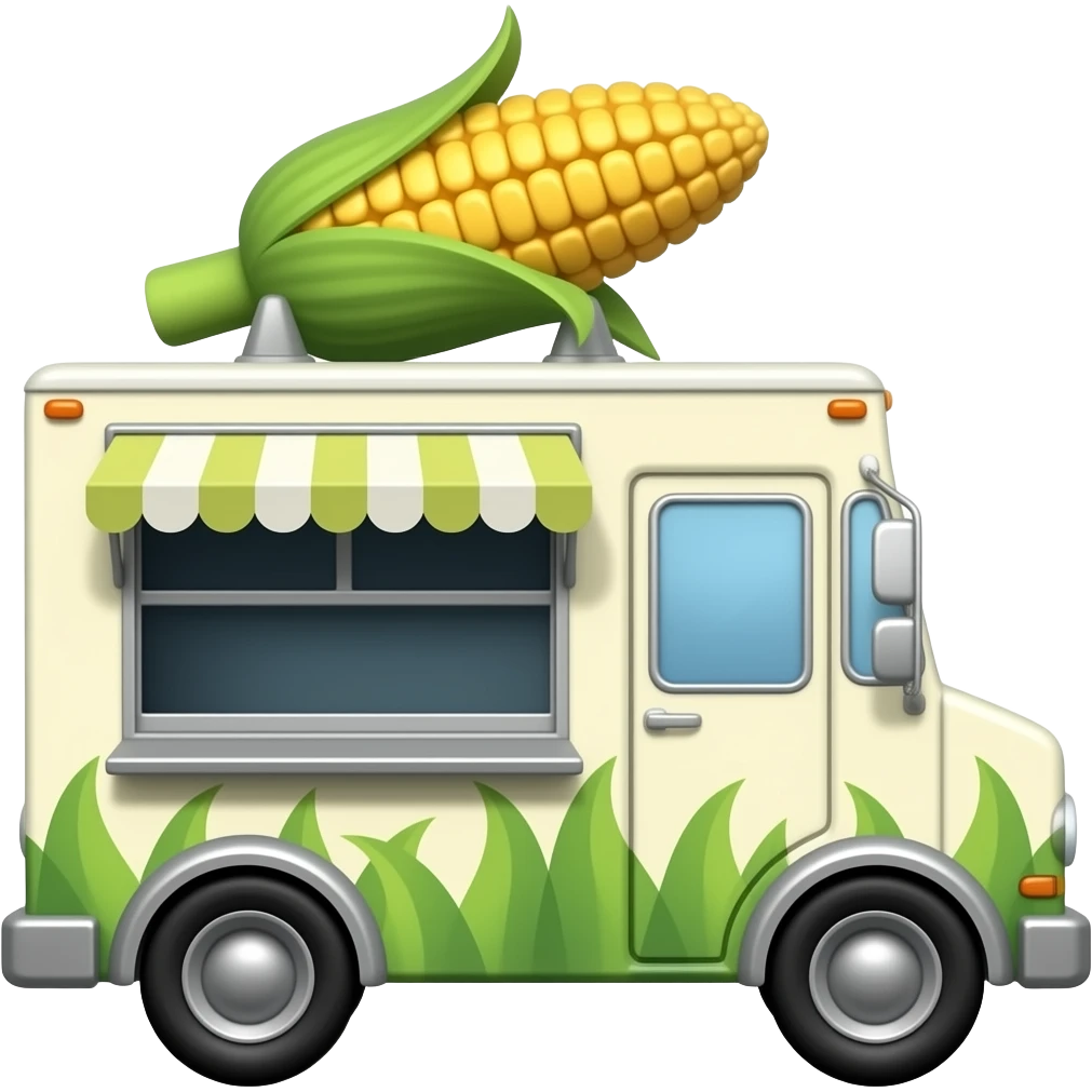 corn ice cream truck emoji