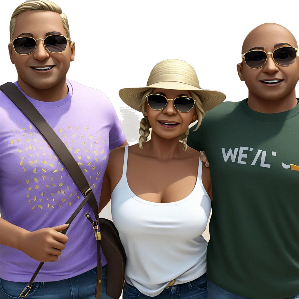 stylish girl with boys emoji