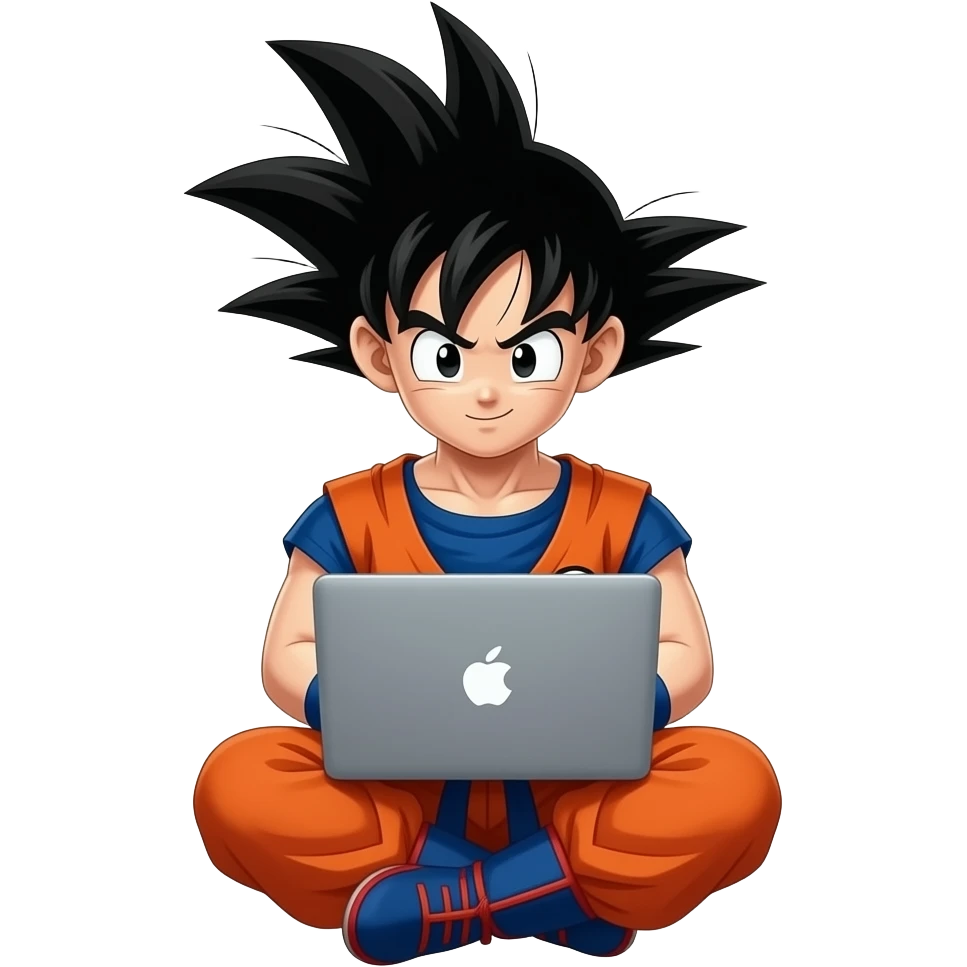 goku on laptop emoji