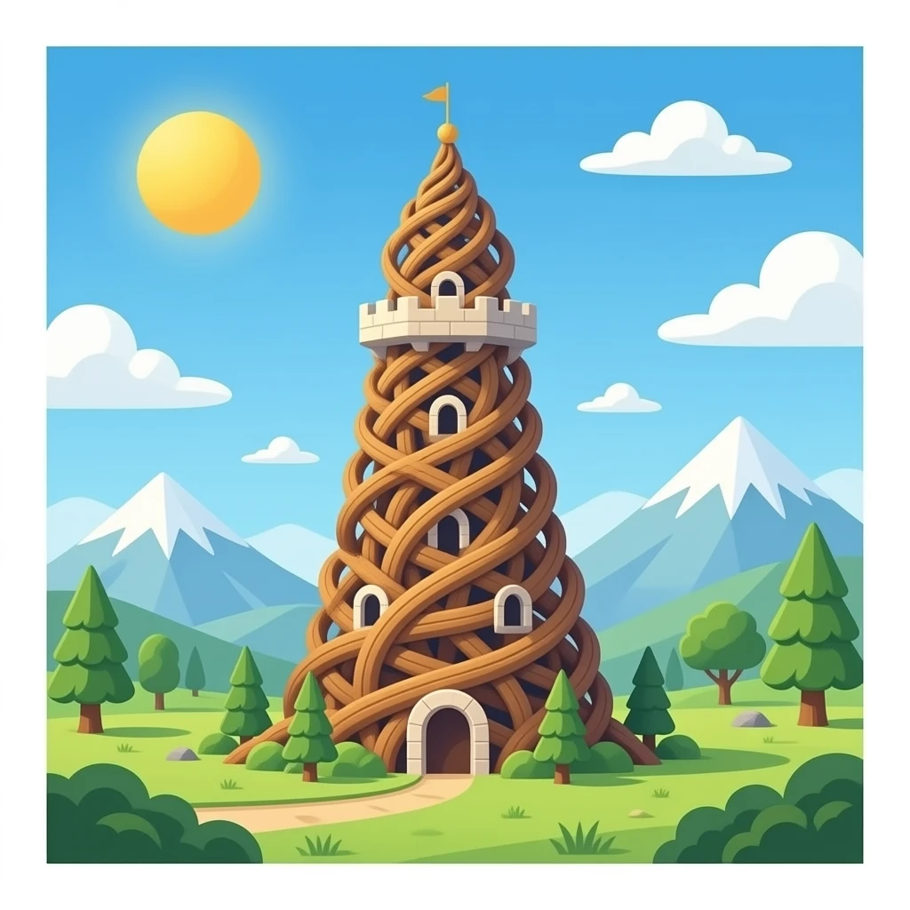tangled tower emoji
