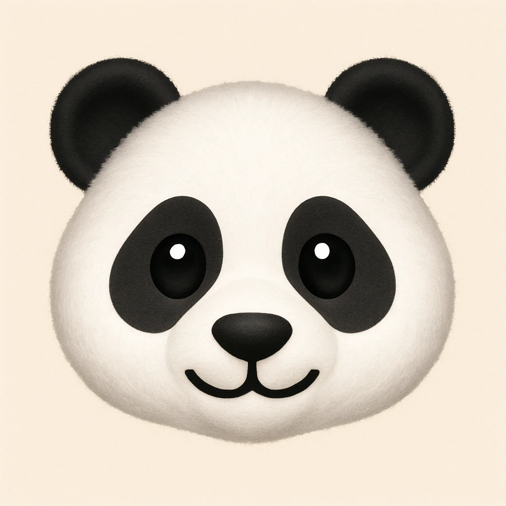 panda face emoji emoji