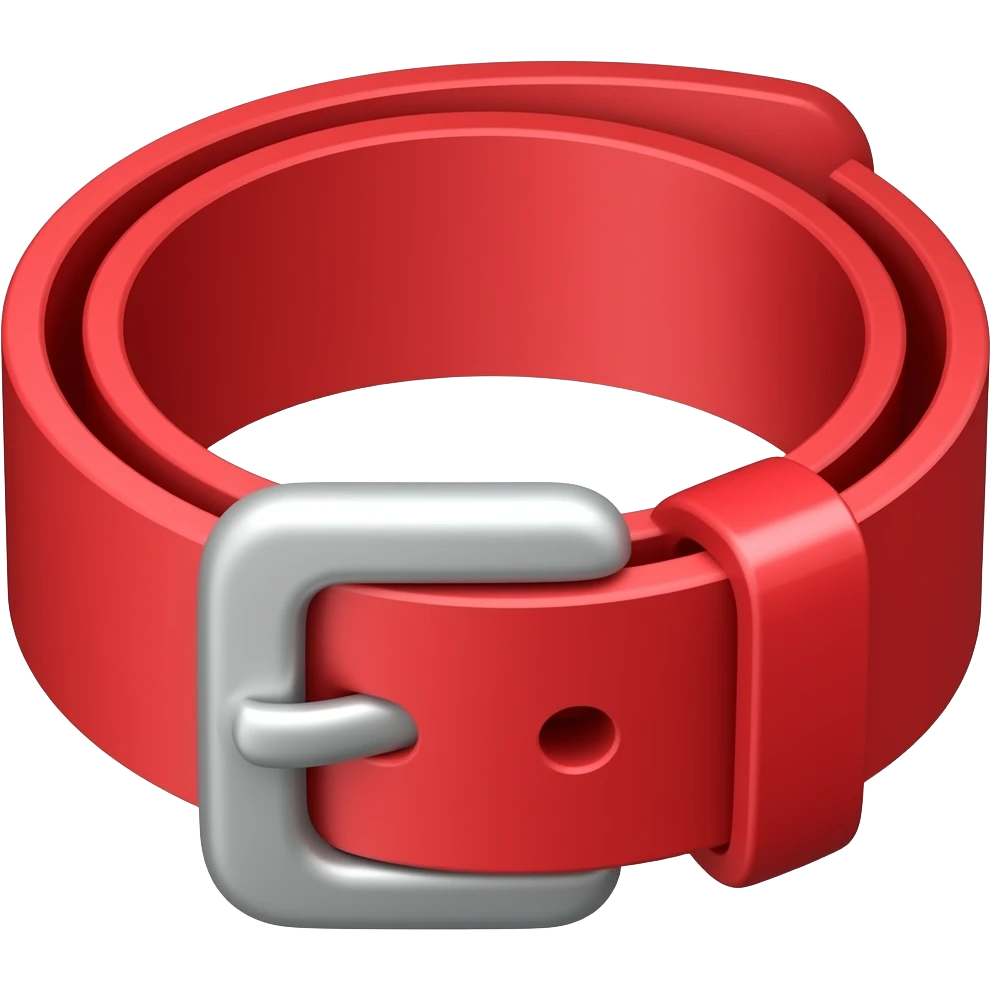 red belt emoji