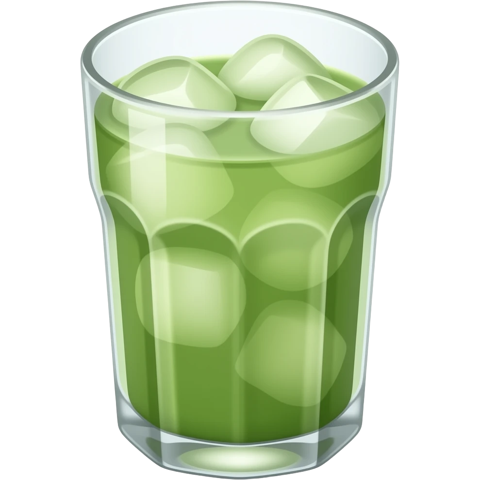 iced matcha emoji