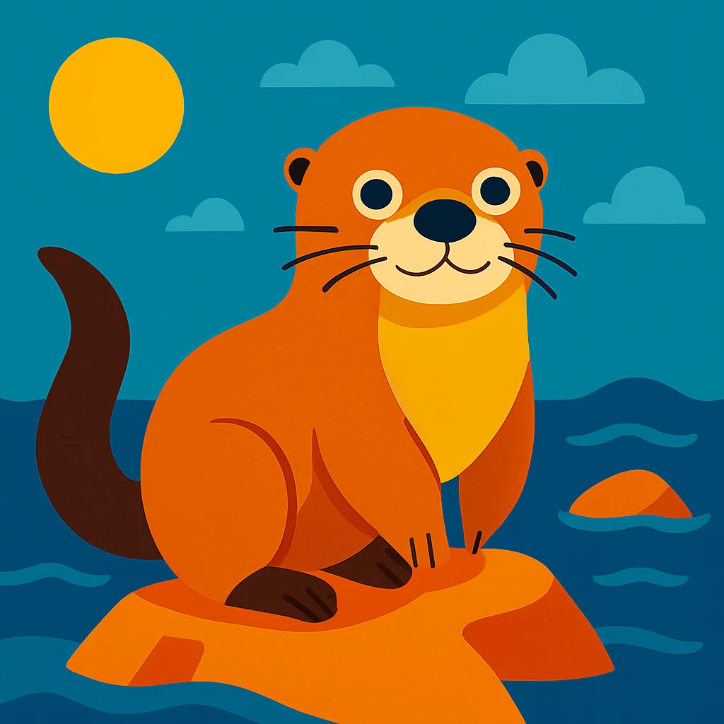 Sea otter emoji