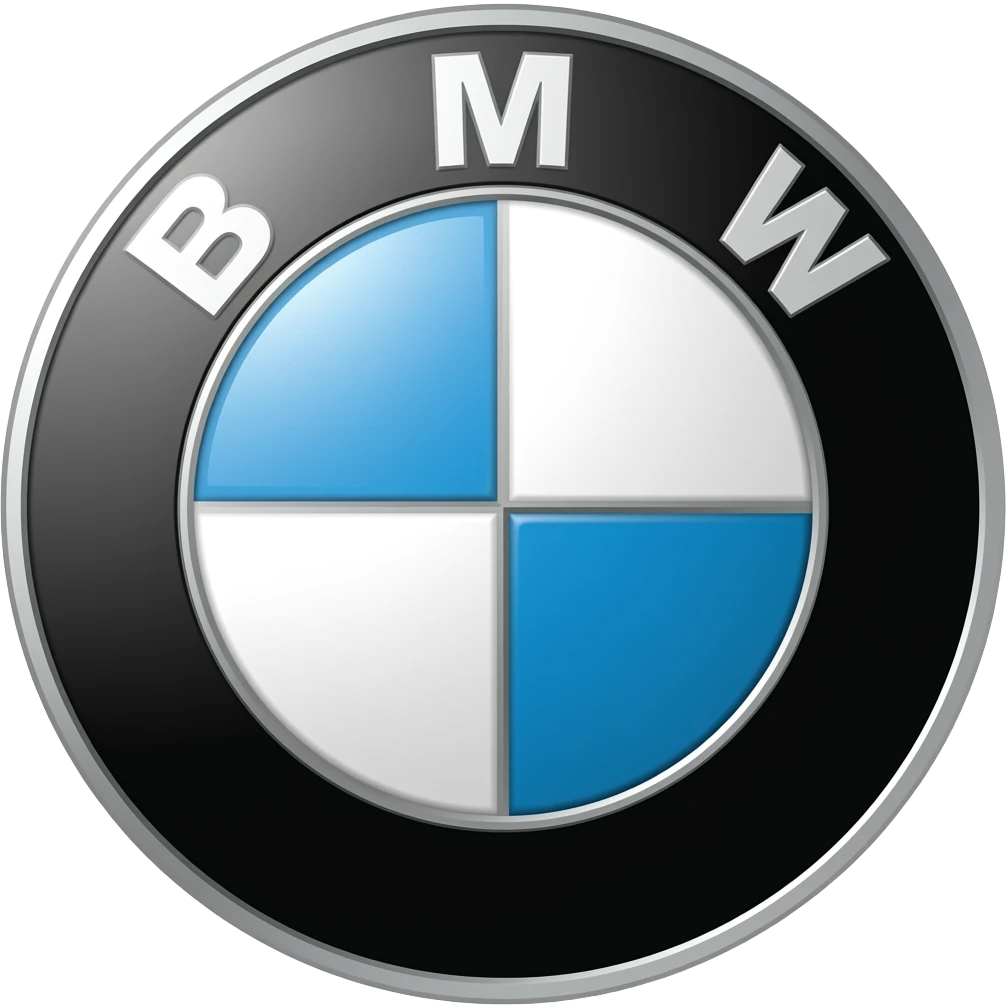 Make it black one bmw logo emoji