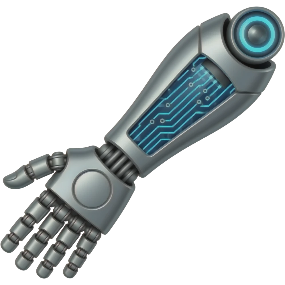 only bionic arm, emoji