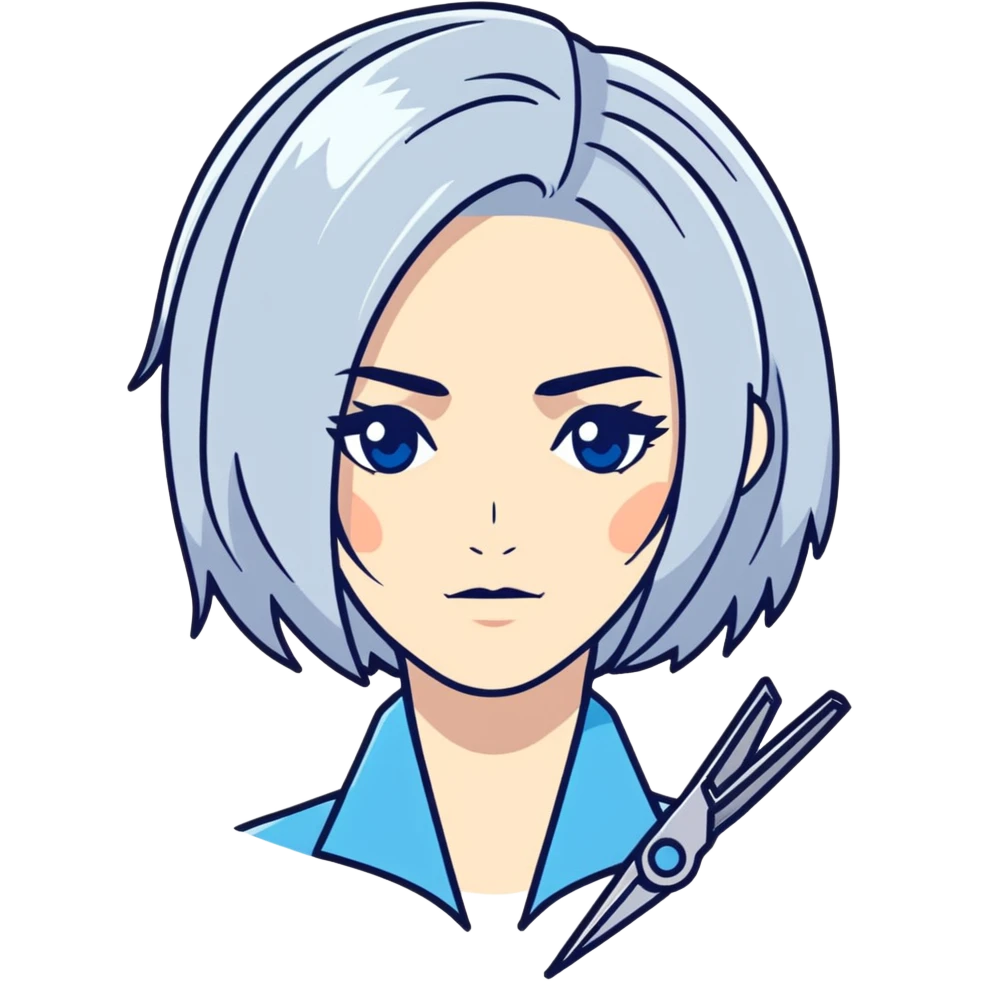 Selina Sprunki 🩶💙✂️👩🏻‍🦳 emoji