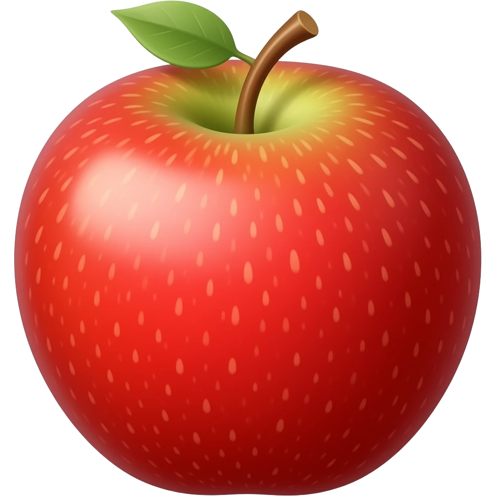 red apple emoji