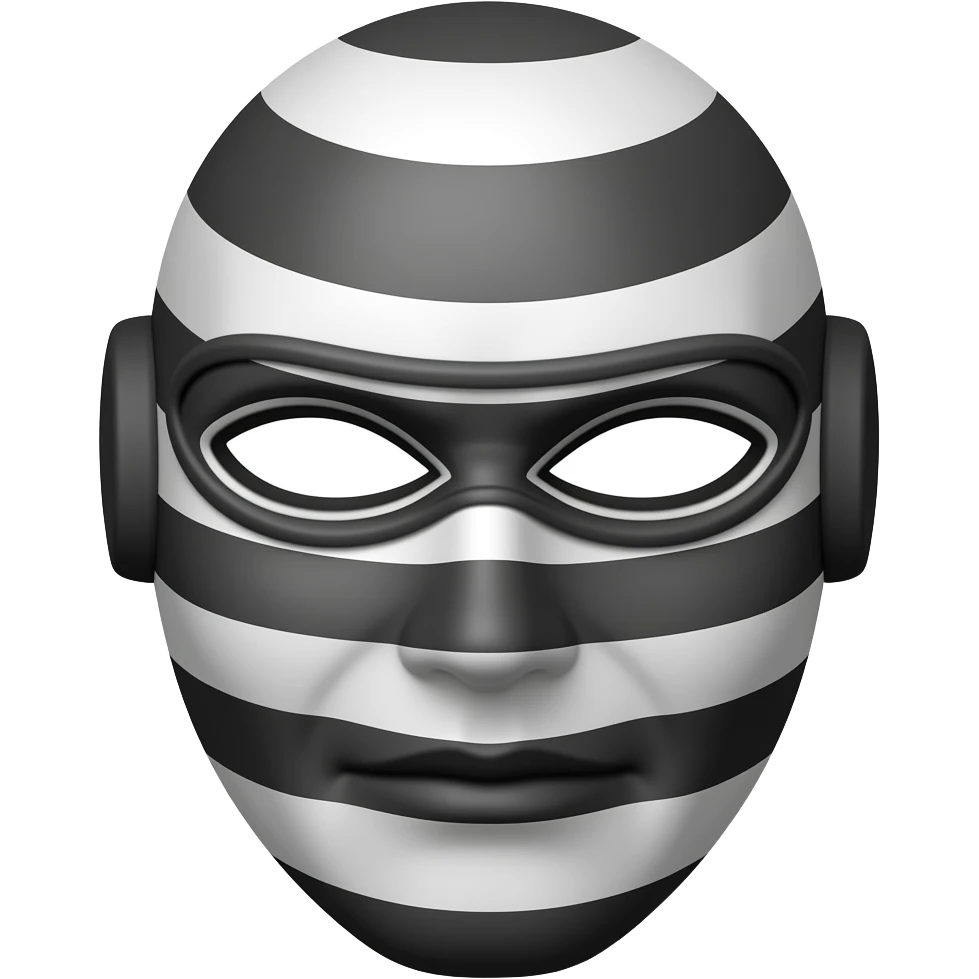 robbery mask emoji