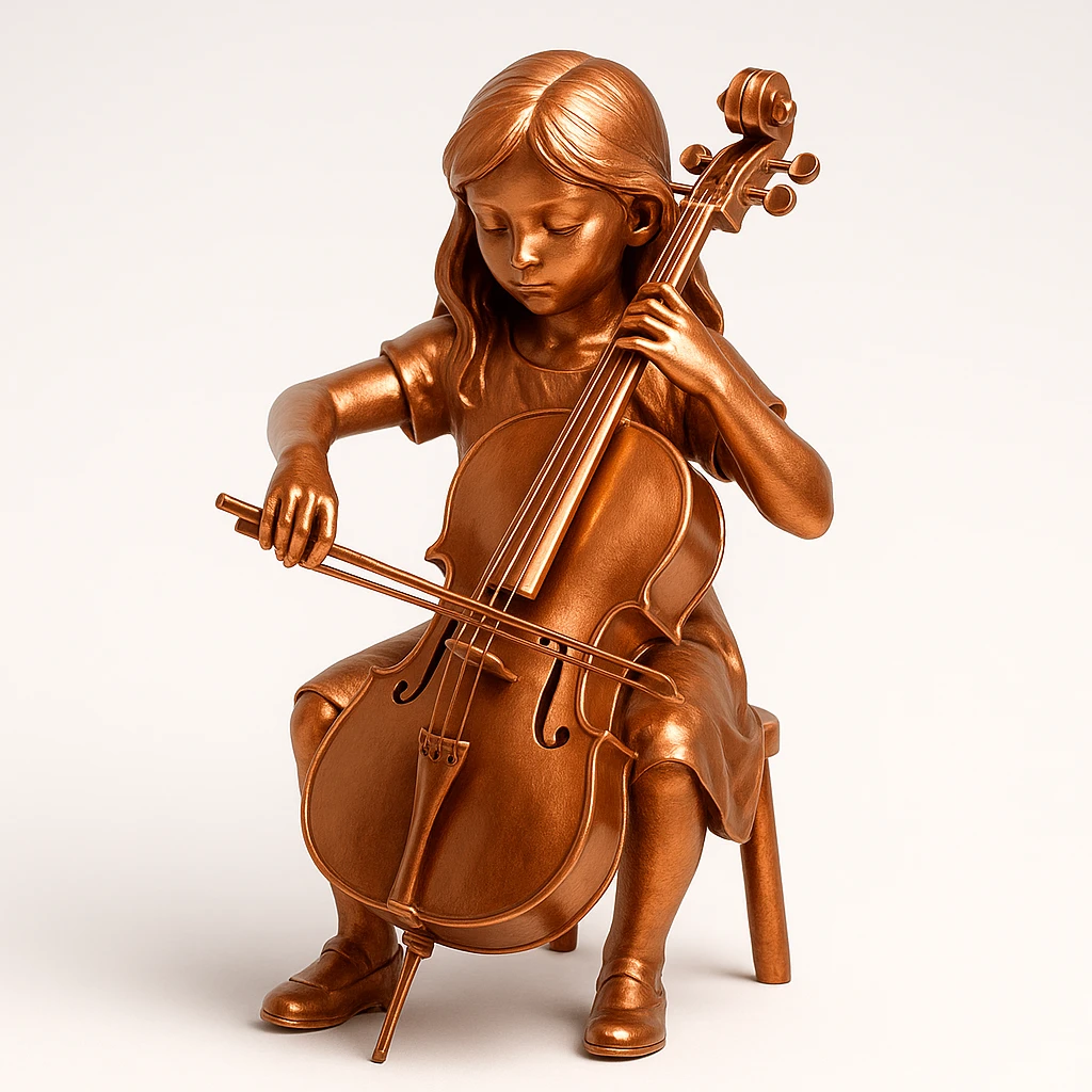 girl playing cello emoji