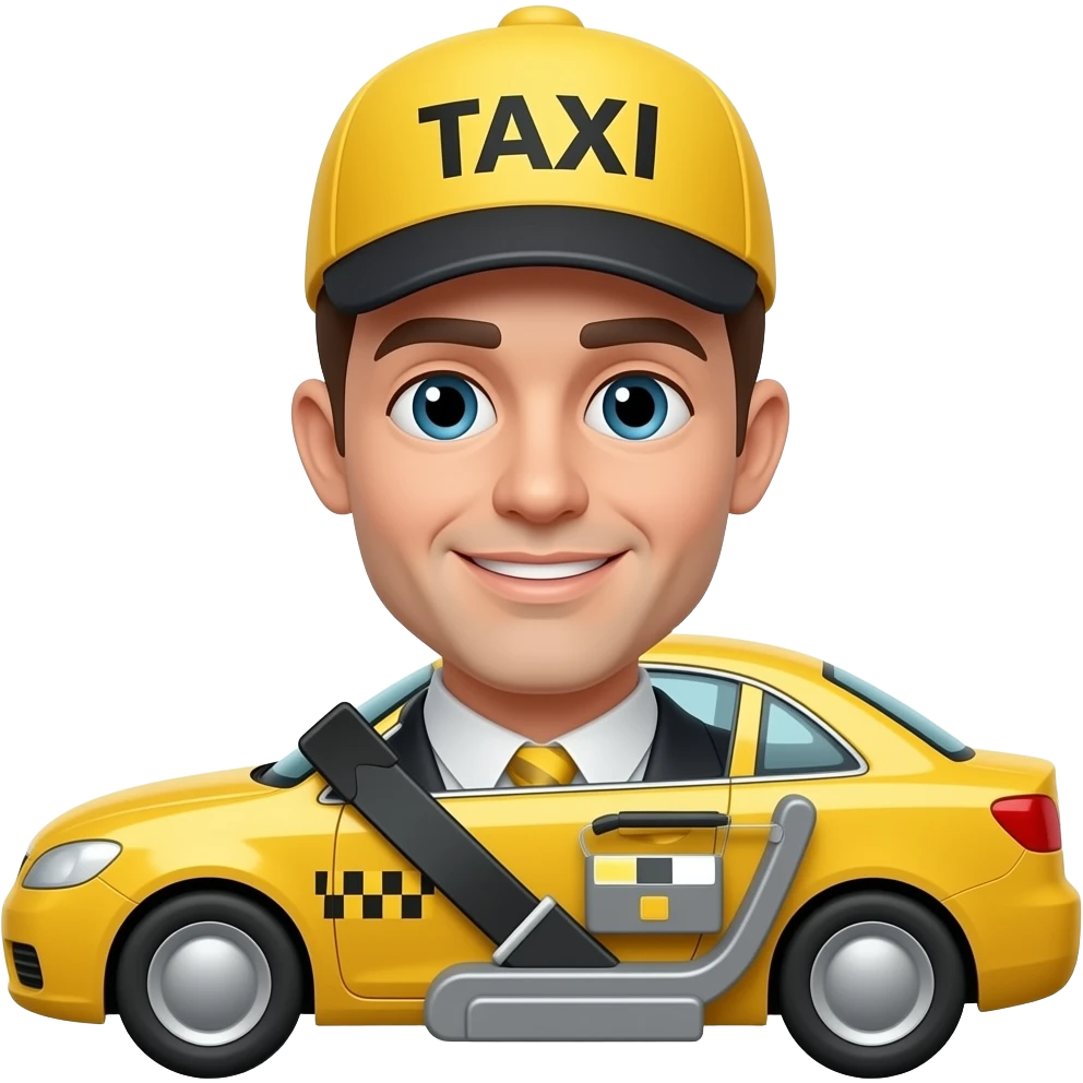 taxi driver emoji