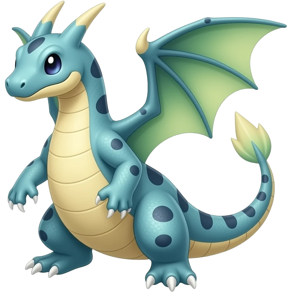 Shiny Seviper-Dragonair-Dratini-hybrid, full body, 4 legs emoji