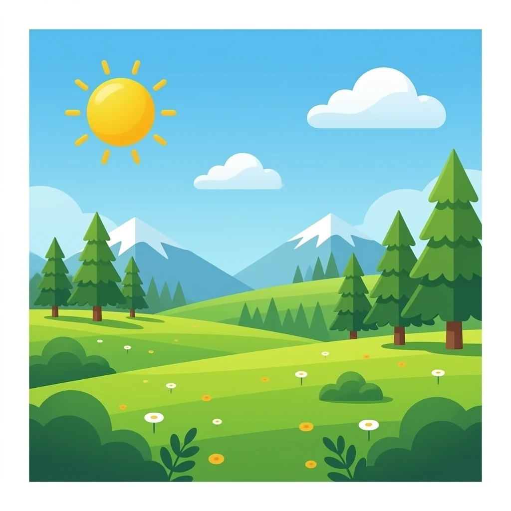 naturaleza sin el marco sin personas emoji