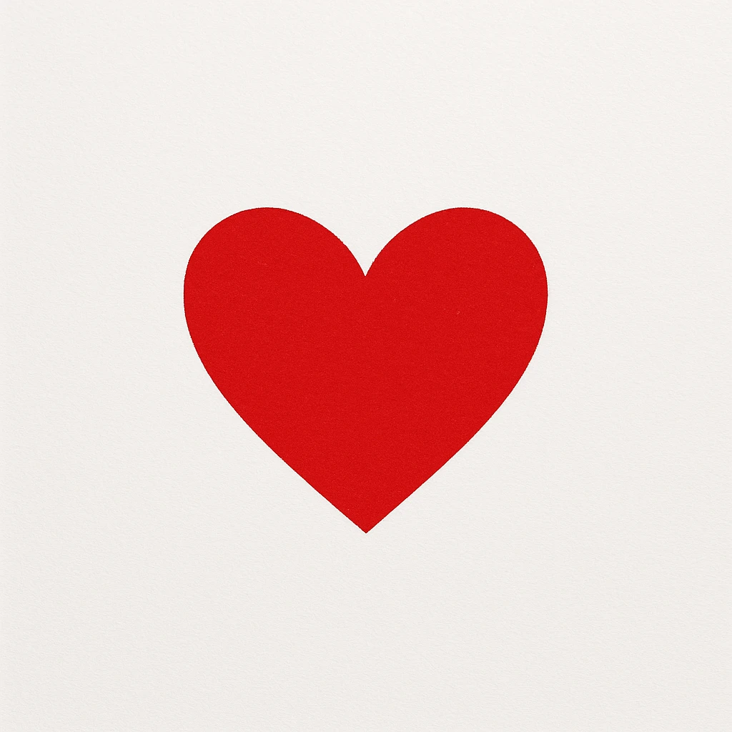 show only one heart emoji