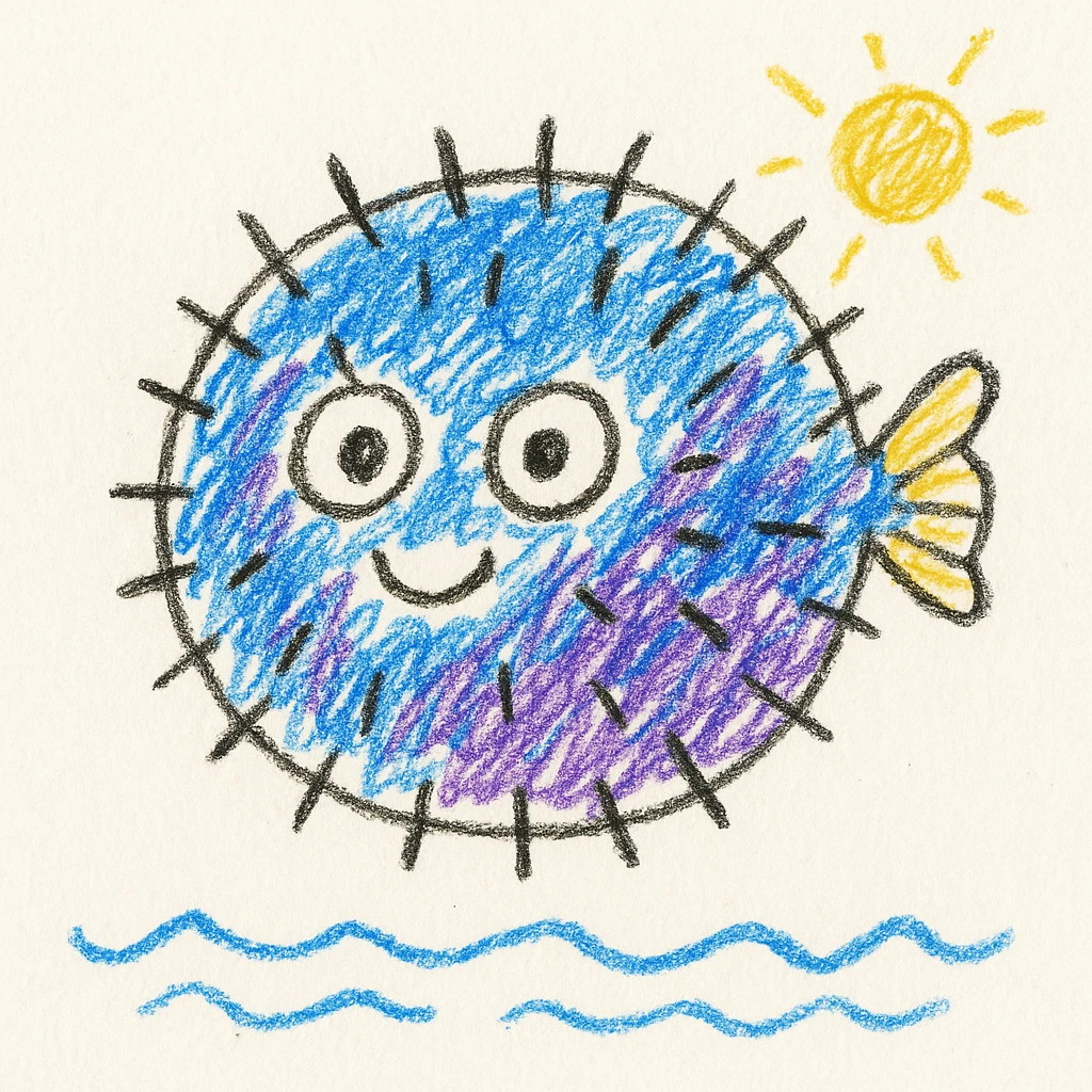 Pufferfish emoji
