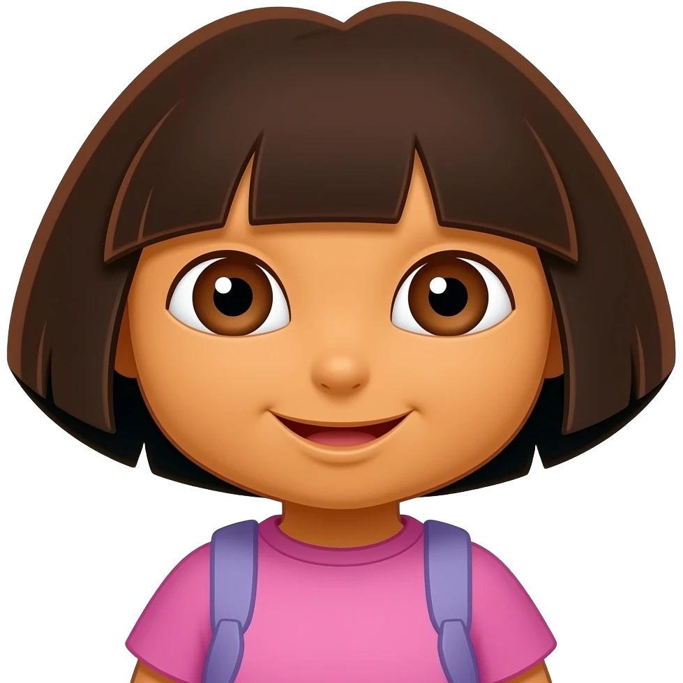Can you make me an emoji of Dora the Explorer? emoji