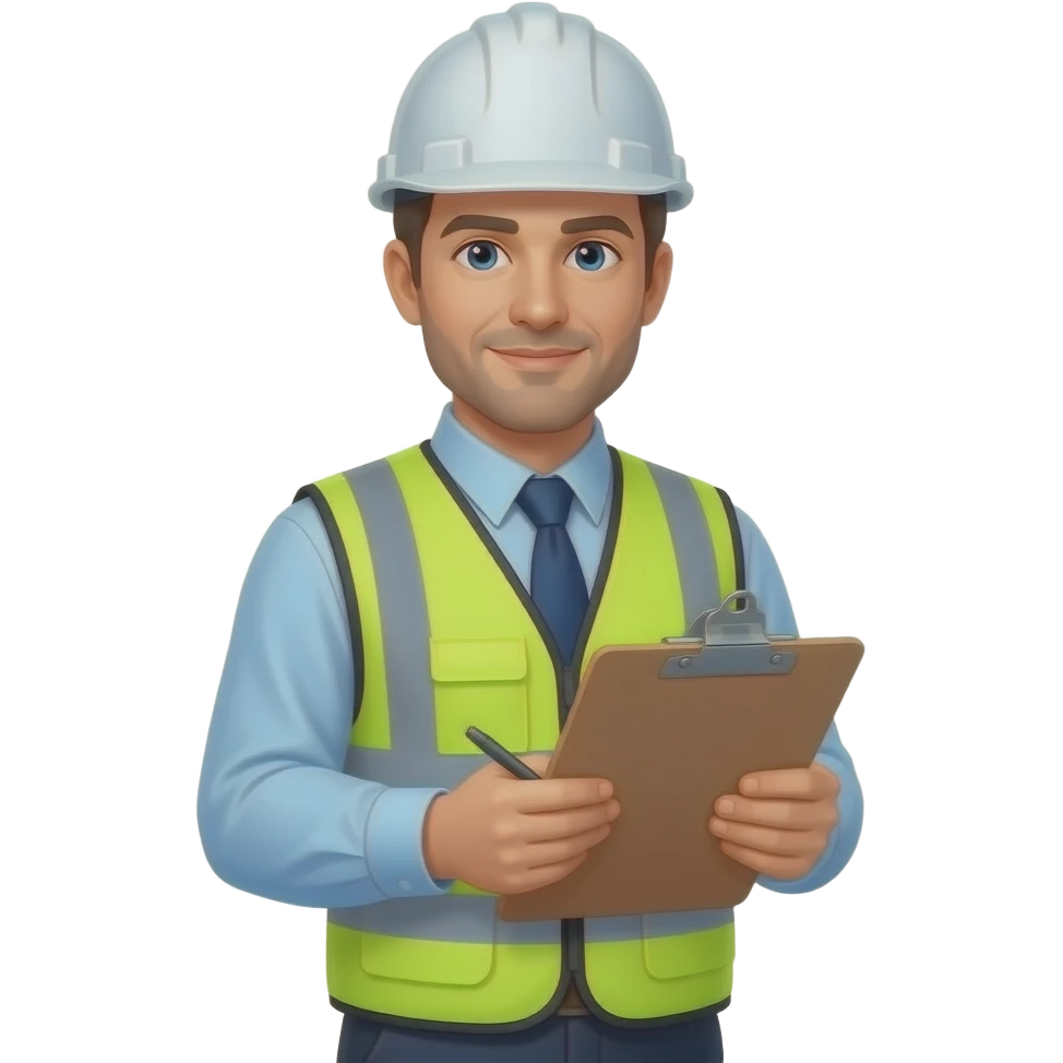 Sales manager in construction company, white, male, 40 birtday emoji