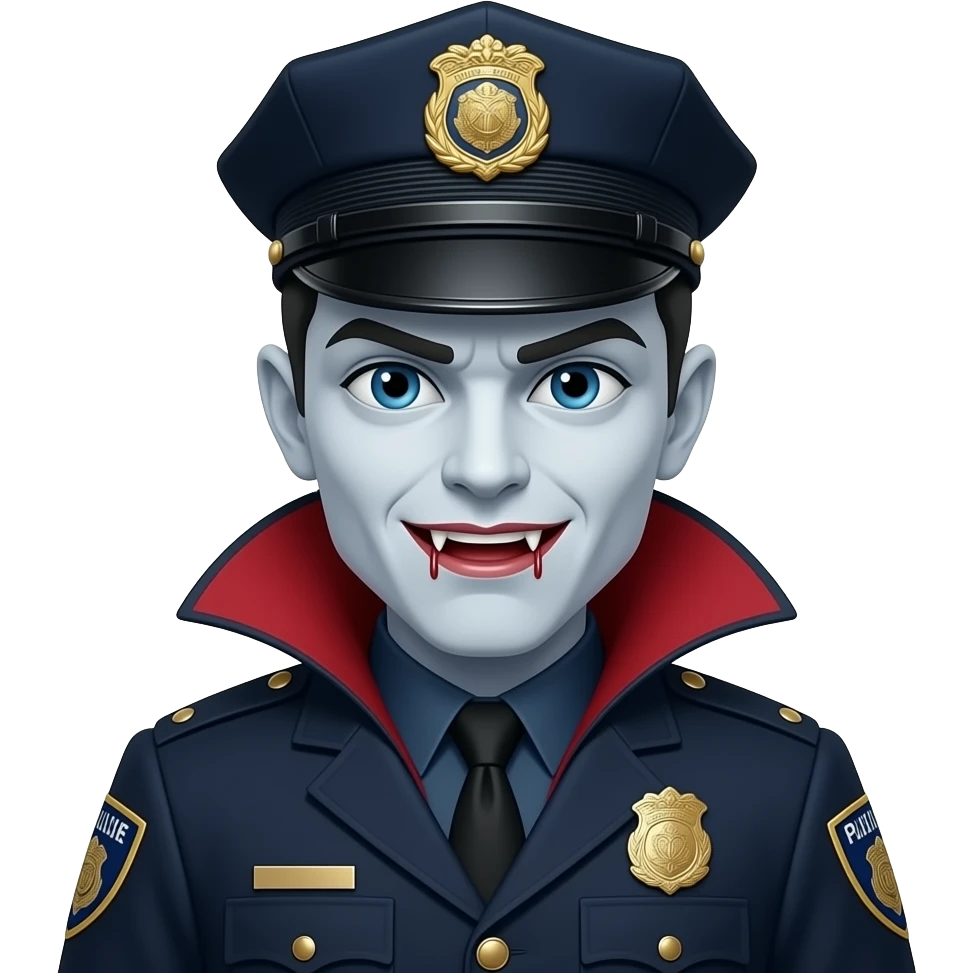 vampire police emoji