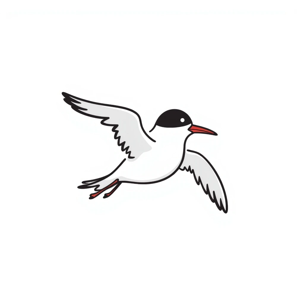 Arctic tern emoji