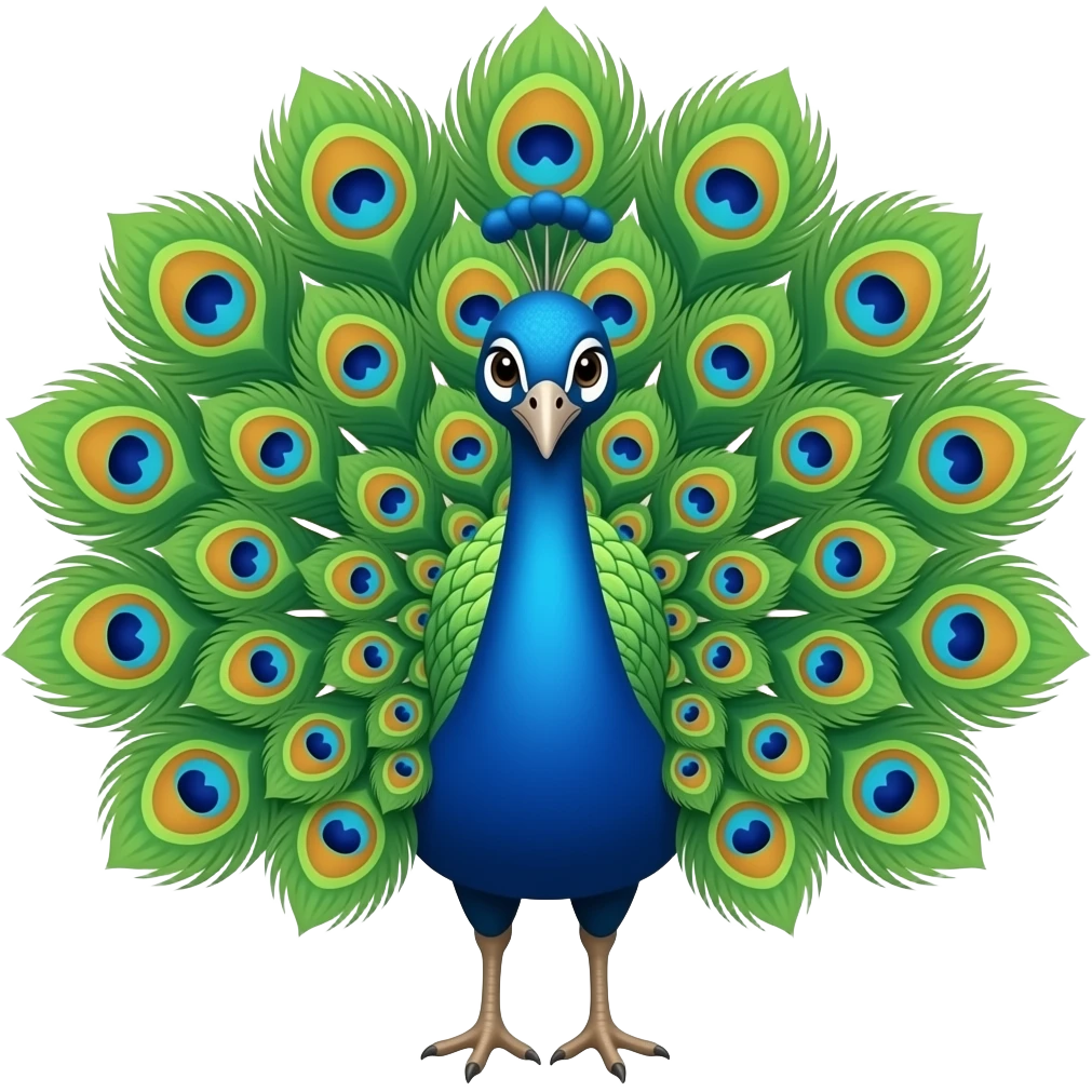 Peacock emoji