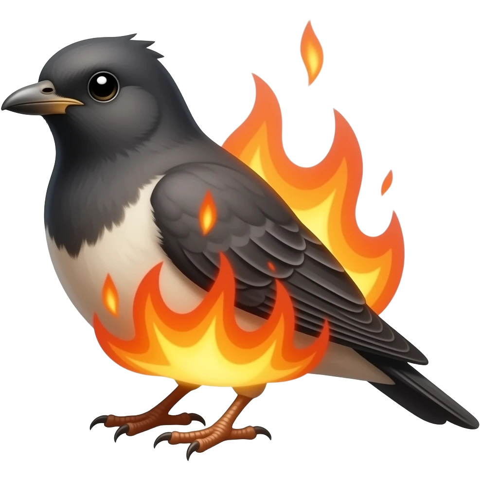 🐦+ 🔥 emoji