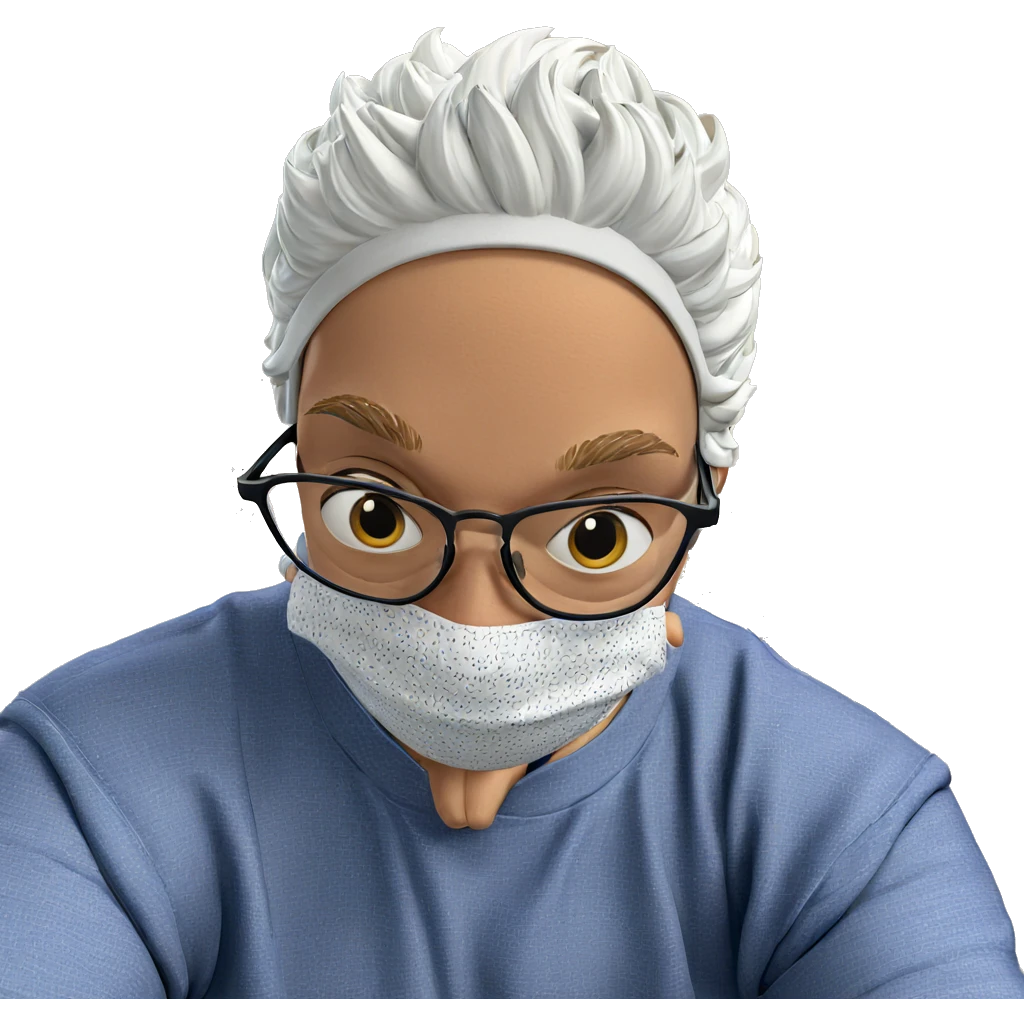 boy in mask with glasses emoji