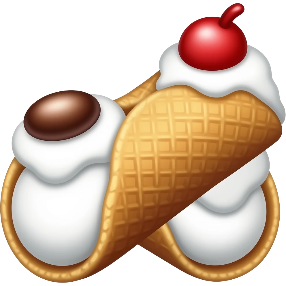 Cannoli de creme emoji