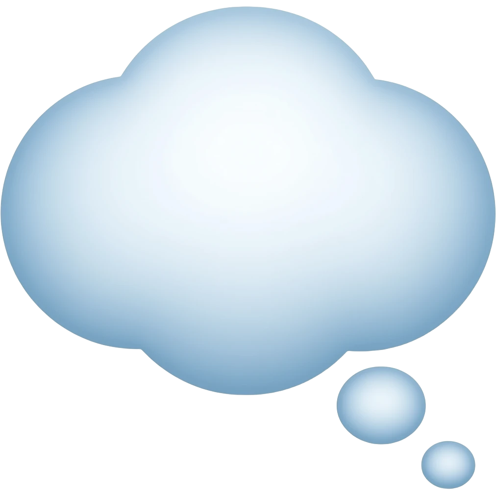 thinking bubble emoji