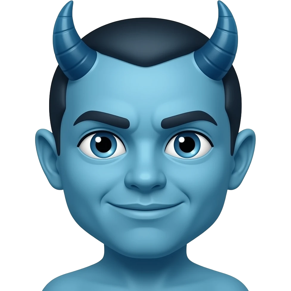blue devil emoji