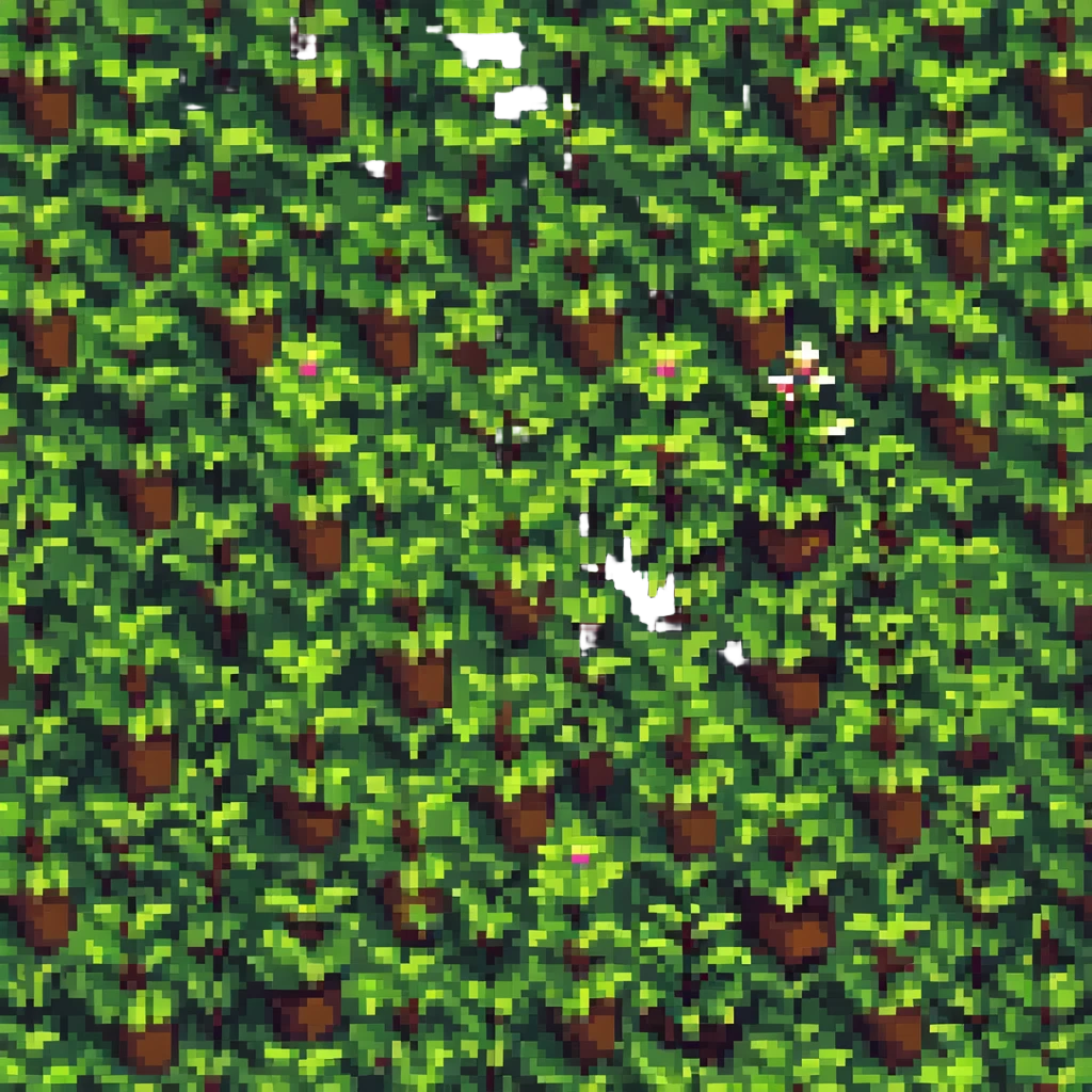 minecraft grass block pixel art style emoji
