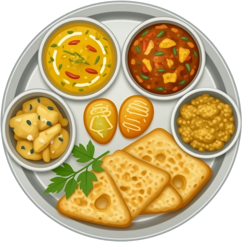 gujarati thali emoji