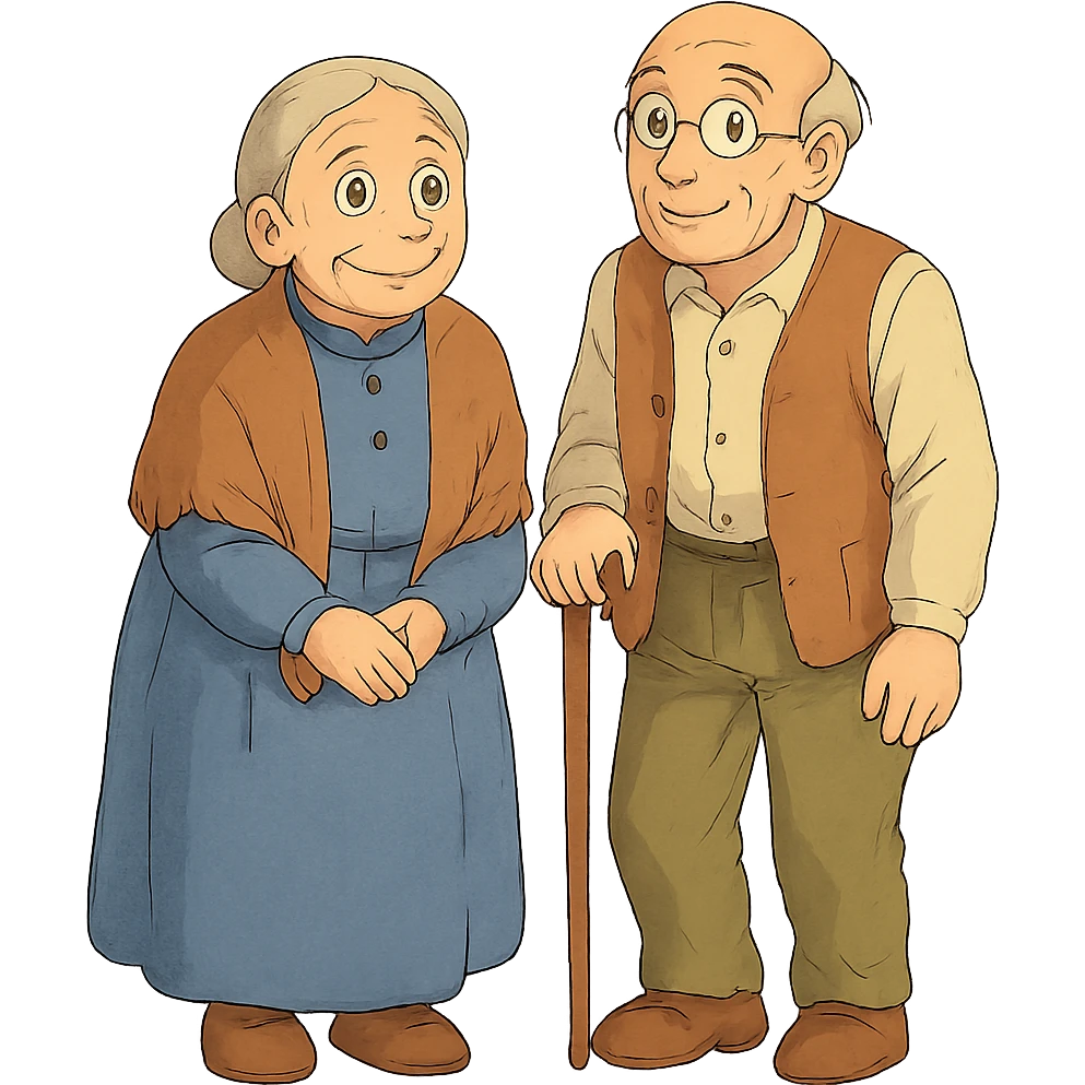 elderly people emoji
