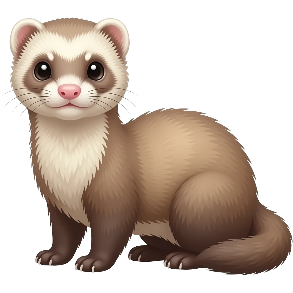 Ferret cute emoji