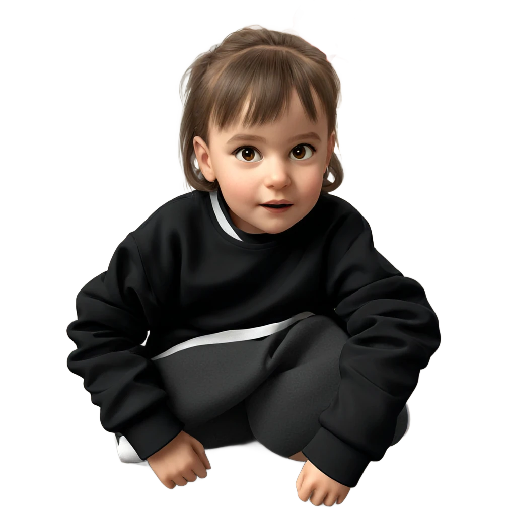realistic portrait of girl emoji
