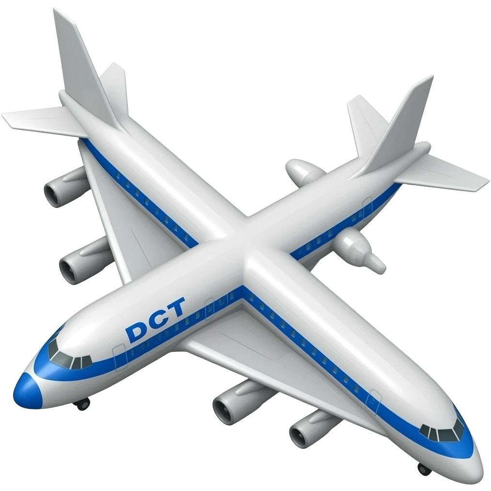 Dc-8 plane emoji