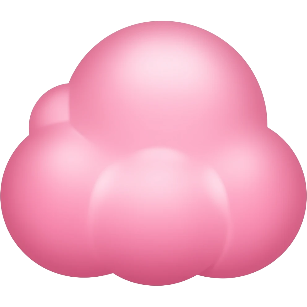 A pink cloud for what’s app ☁️like that but pink emoji