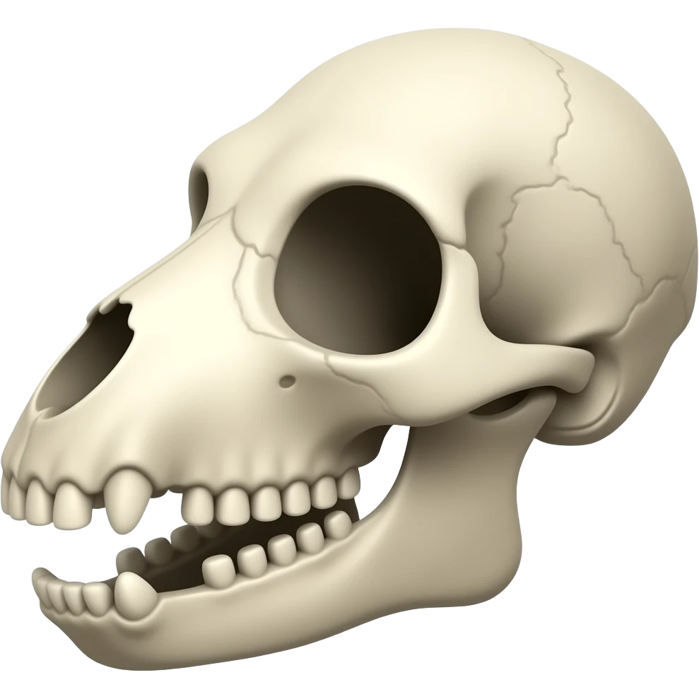ice age animal skulls emoji