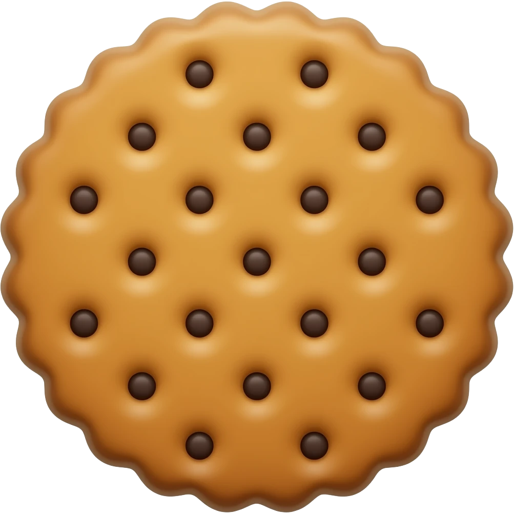 Chocolate cracker emoji