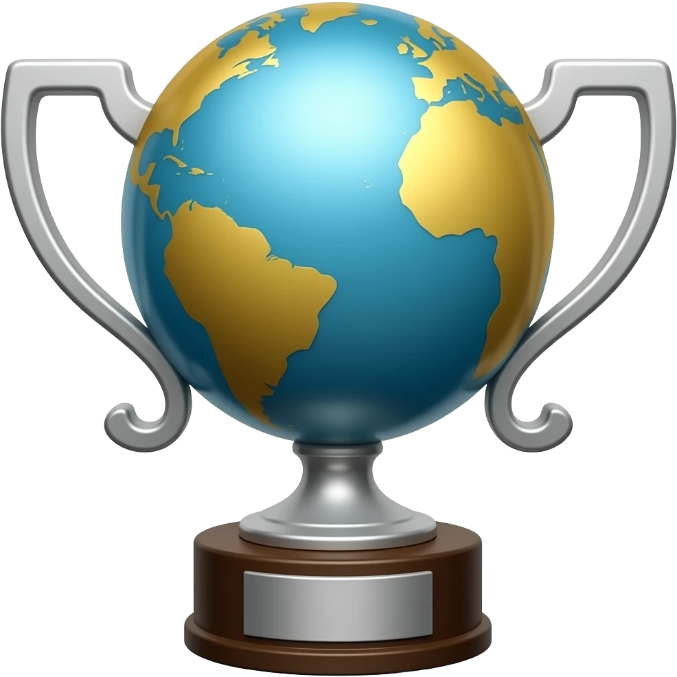 Irish dance world globe trophy emoji