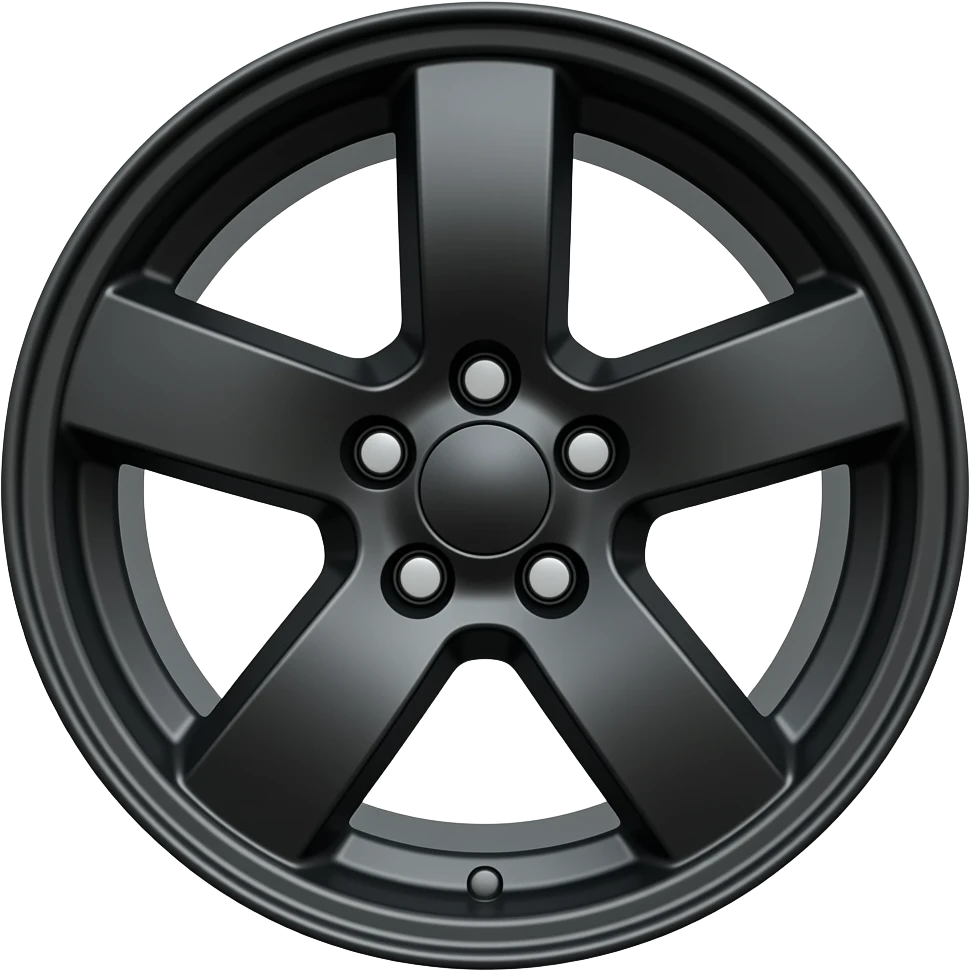 car rims are black on a white background minimalism emoji