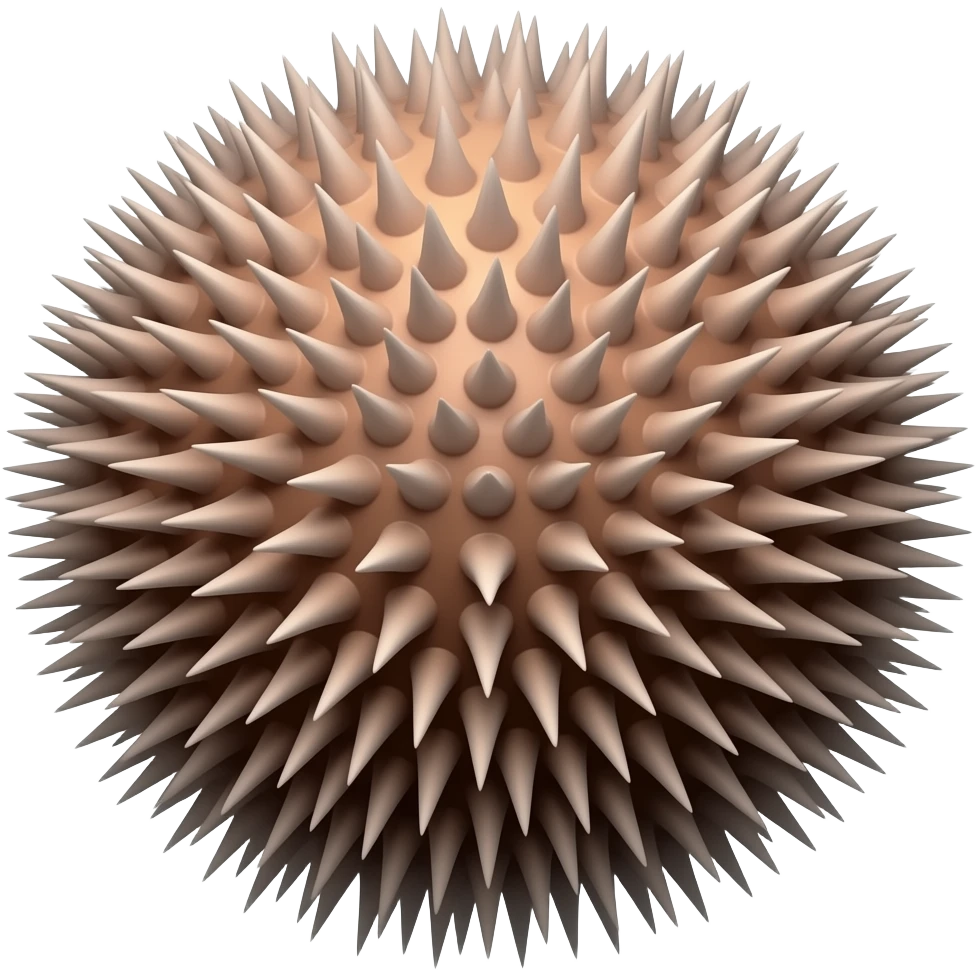 Sea urchin emoji