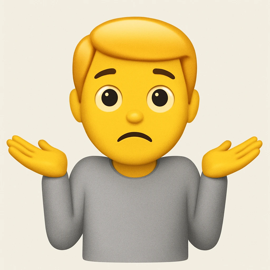 yellow boy light grey shirt shrugging emoji emoji